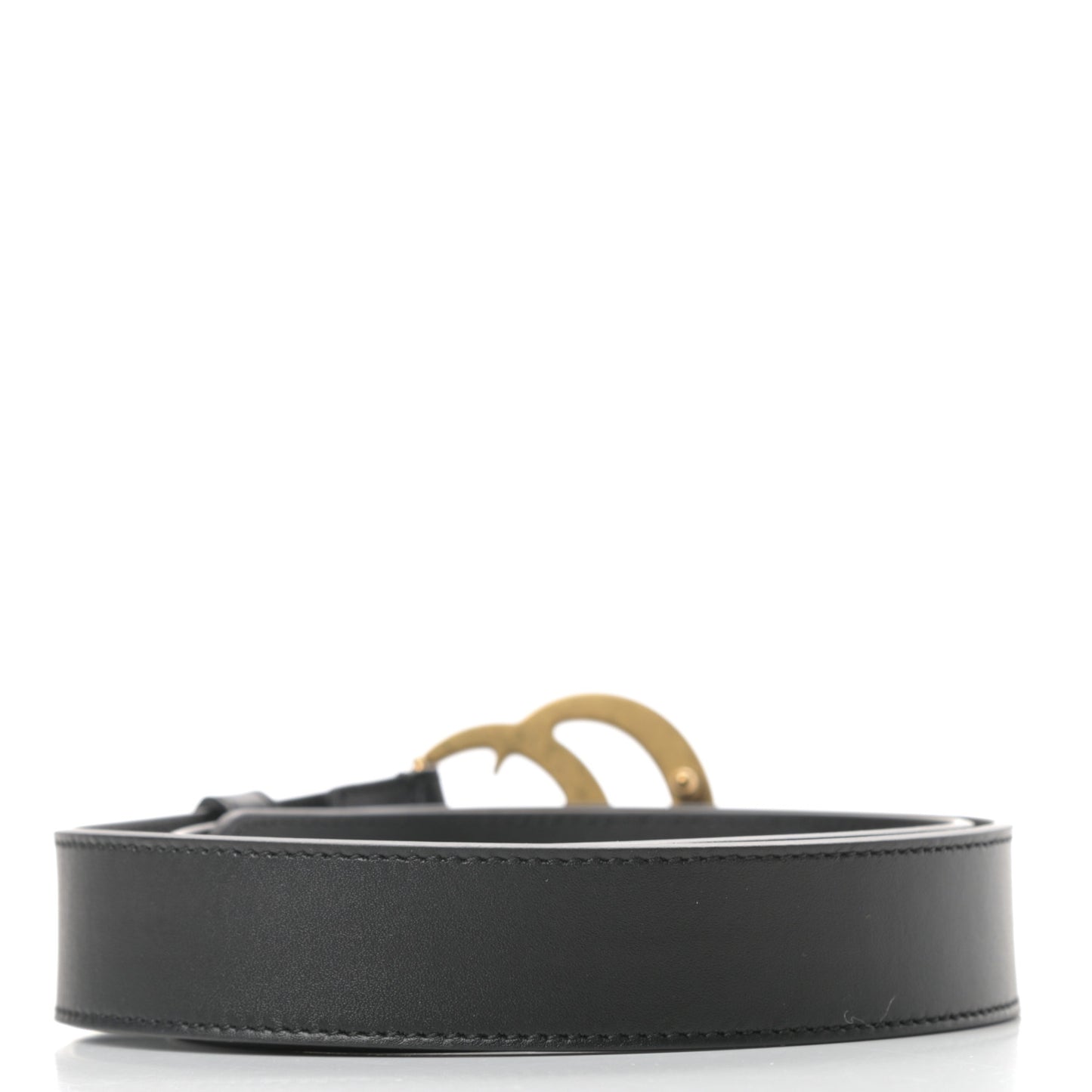 Calfskin Double G 30mm Belt 80 32 Black