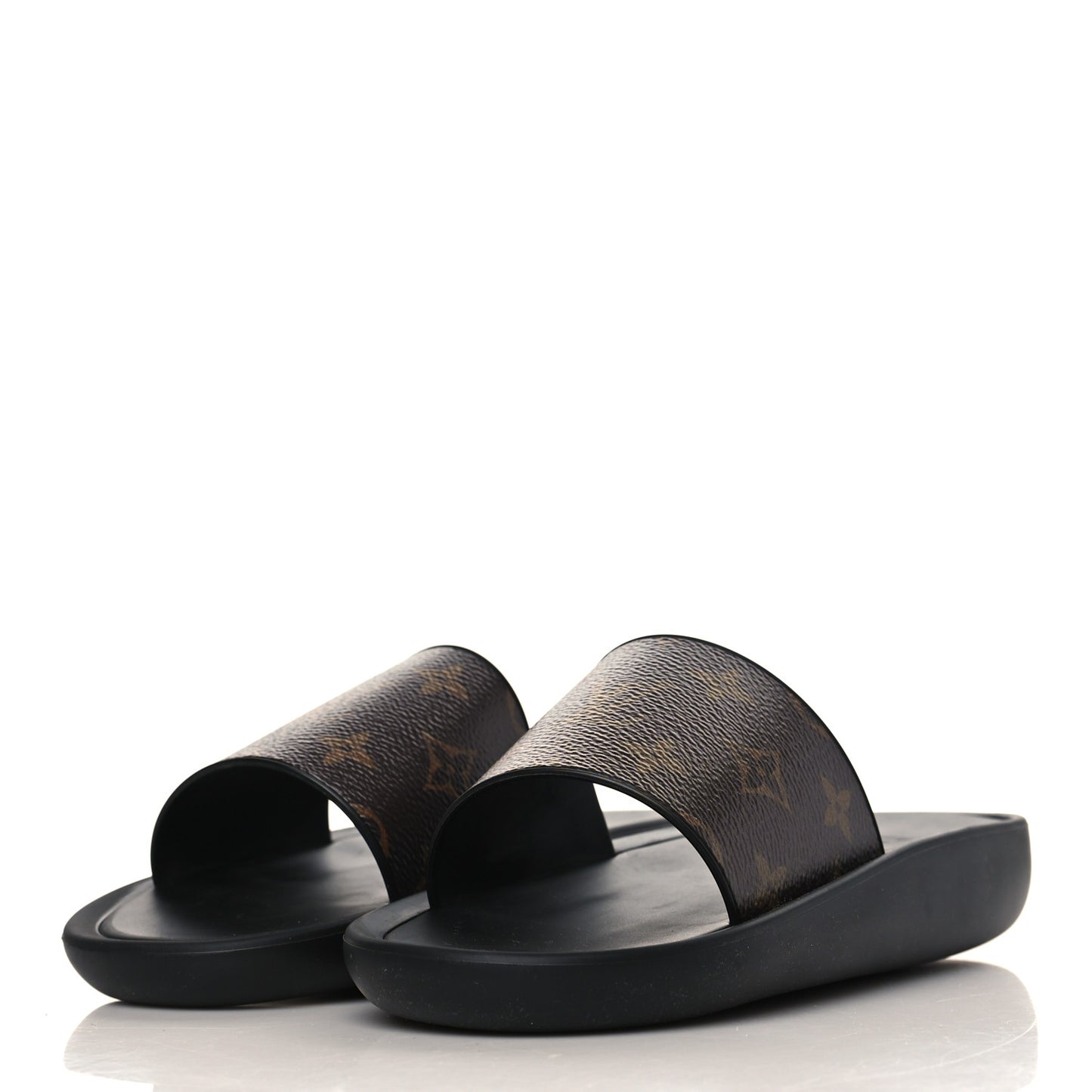 Monogram Sunbath Slide Sandals 37