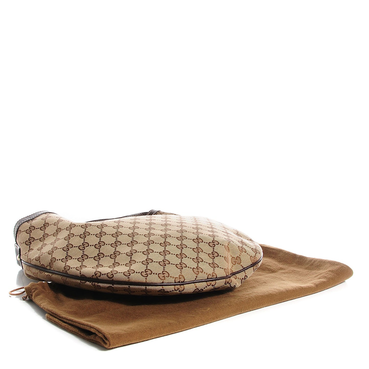 Monogram Medium Wave Hobo Dark Brown
