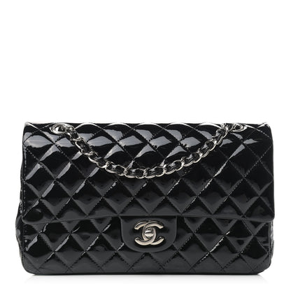 Chanel Patent Quilted Medium Double Flap Black 1 of 22
