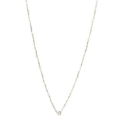 Cartier 18K Yellow Gold Diamond SM D'Amour Pendant Necklace 1 of 6