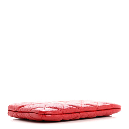 Chanel Caviar Quilted Small Cosmetic Case Red 4 of 7