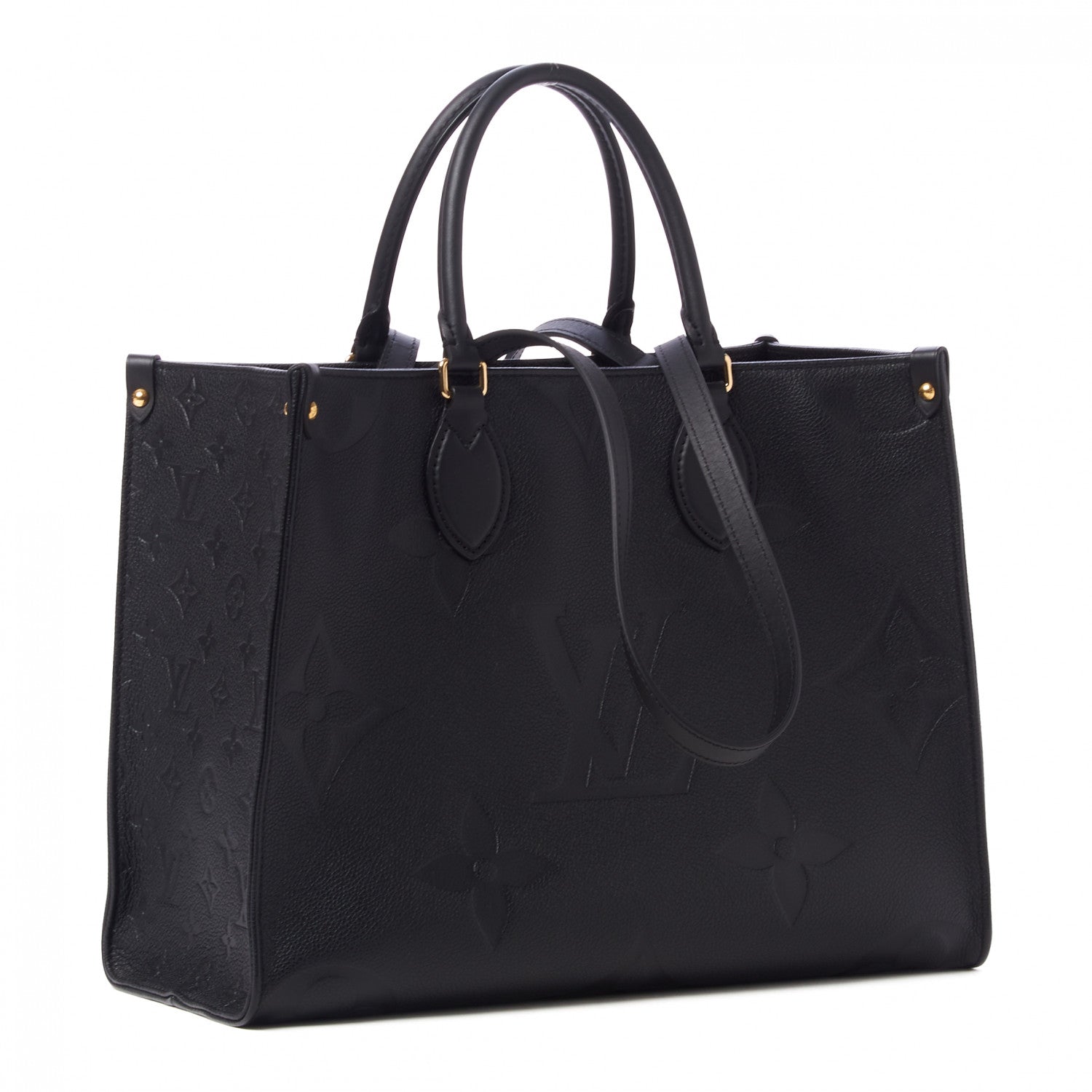 Louis Vuitton Empreinte Monogram Giant Onthego MM Black 3 of 8