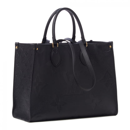 Louis Vuitton Empreinte Monogram Giant Onthego MM Black 3 of 8