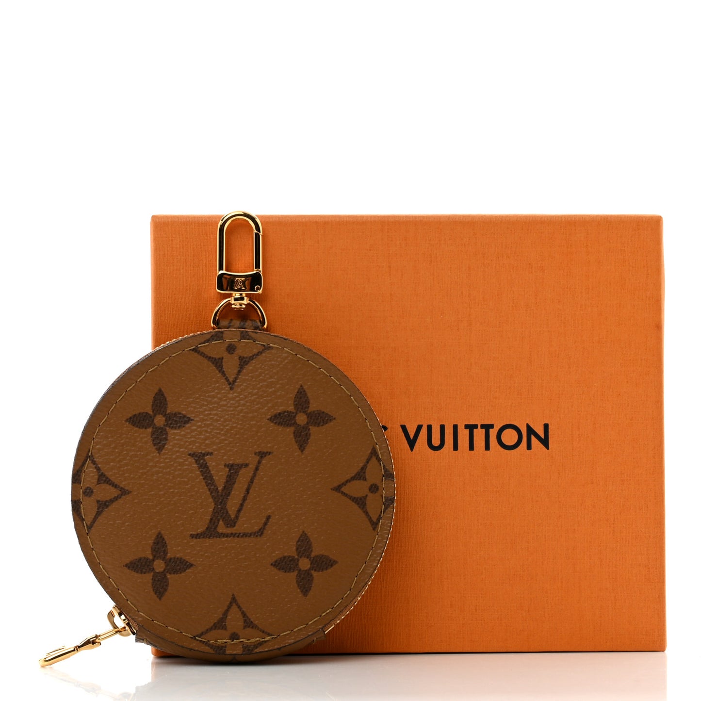 Reverse Monogram Bandouliere Round Coin Purse