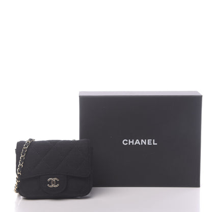 Chanel Jersey Quilted Belt Bag Black 11 of 11