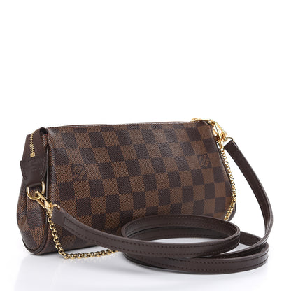 Louis Vuitton Damier Ebene Eva Clutch 3 of 9