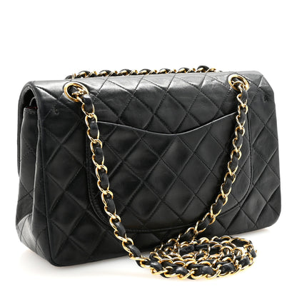 Chanel Lambskin Quilted Small Double Flap Black 3 of 11