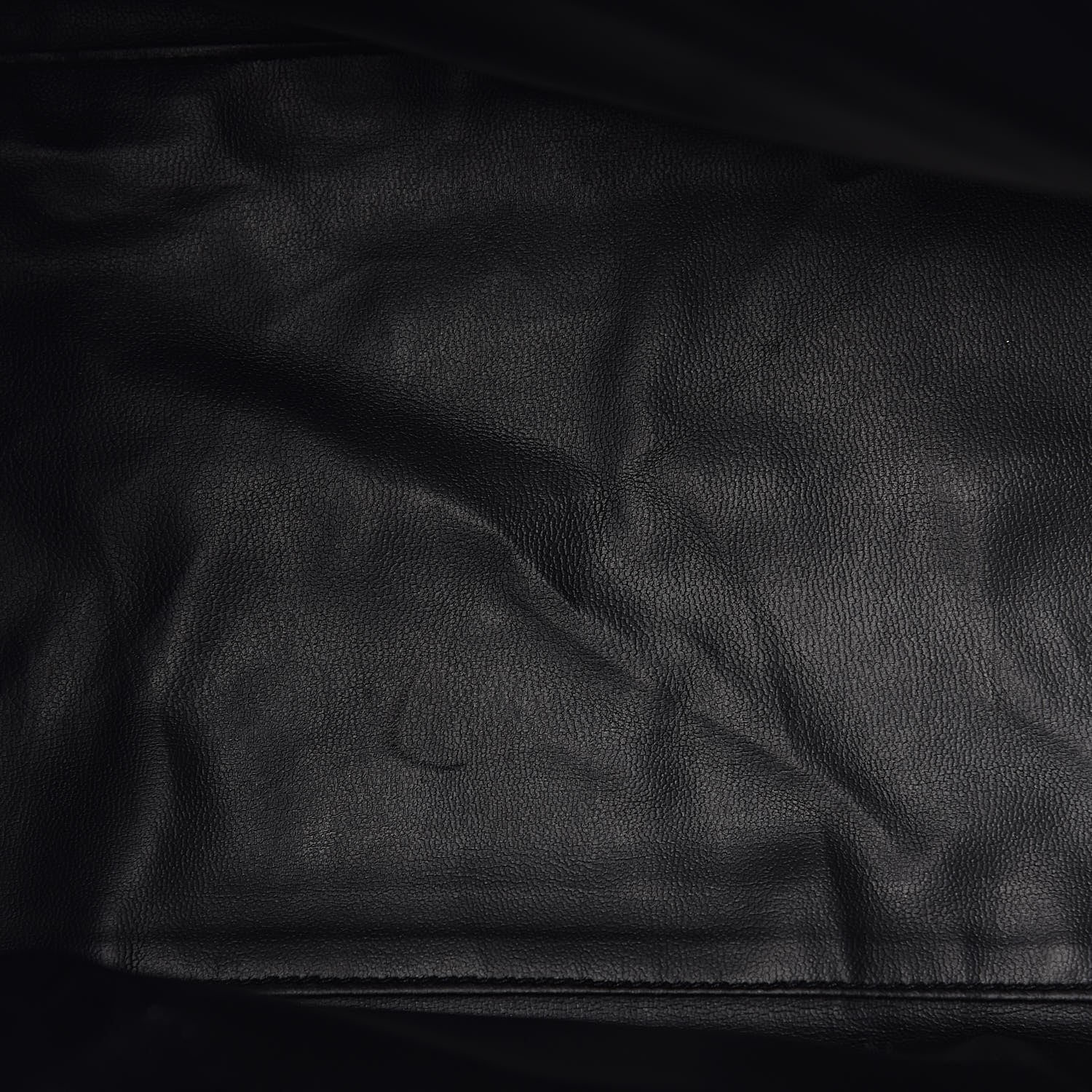 Chanel Calfskin Stitched XL Weekender Black 11 of 14