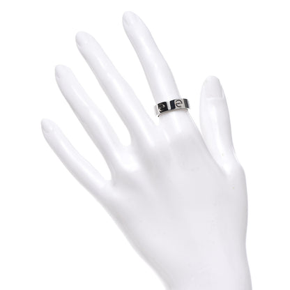 Cartier 18K White Gold 5.5mm LOVE Ring 51 5.75 2 of 4