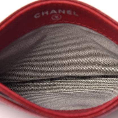 Chanel Caviar Timeless CC Card Holder Red 5 of 8