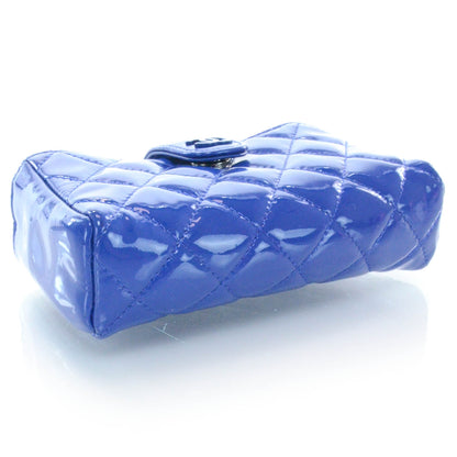Chanel Patent Card Case and Bill Holder Bright Blue 3 of 6