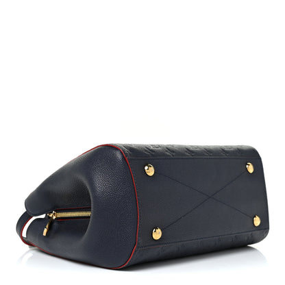 Louis Vuitton Empreinte Montaigne MM Marine Rouge 4 of 11