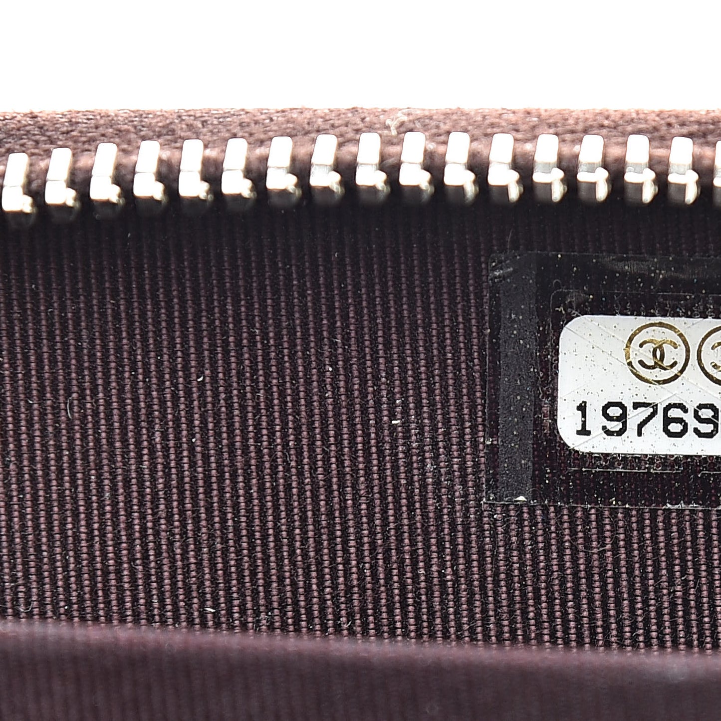 Caviar Quilted Zip Coin Purse Burgundy
