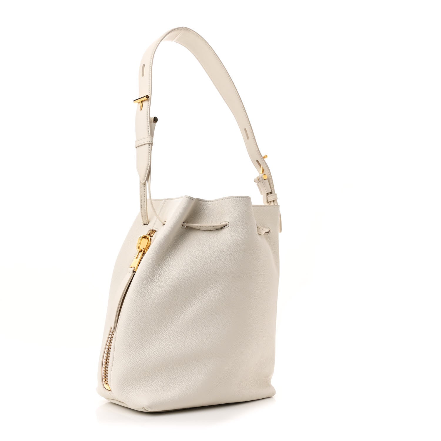 Tom Ford Calfskin Zip Bucket Bag 3 of 11