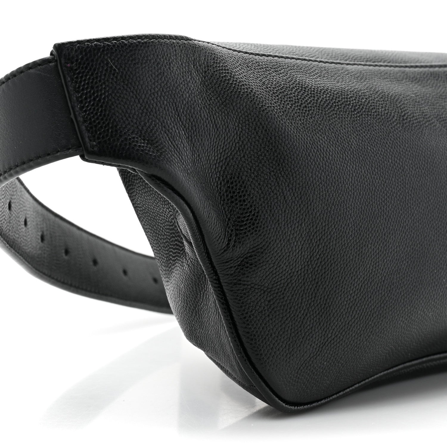 Saint Laurent Grain De Poudre Monogram Belt Bag Black 12 of 15