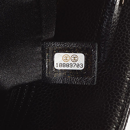 Chanel Caviar Quilted Petit Shopping Tote PST Black 8 of 8