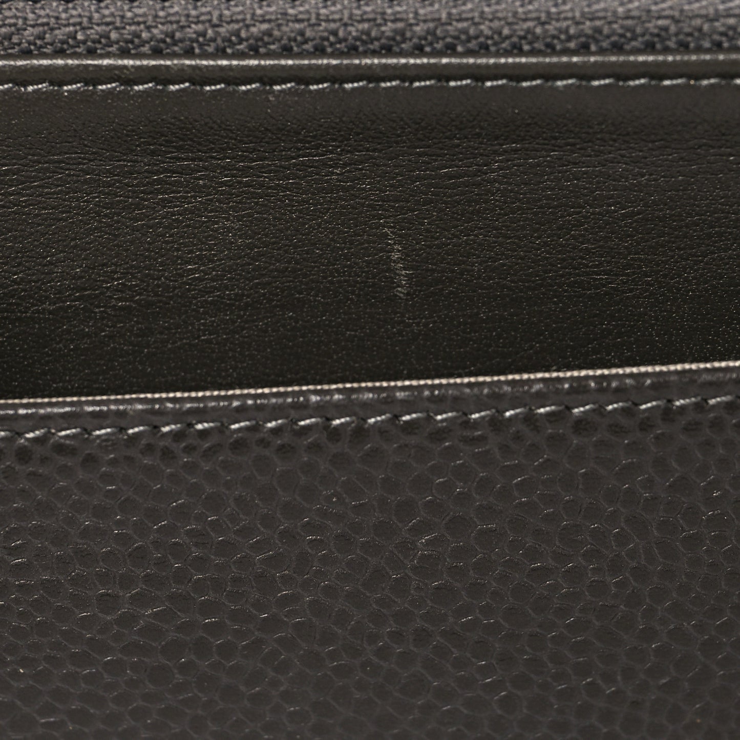 Metallic Caviar Timeless CC Wallet On Chain WOC Dark Silver