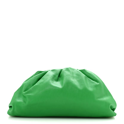 Bottega Veneta Smooth Butter Calf The Pouch Oversized Clutch Parakeet 1 of 12