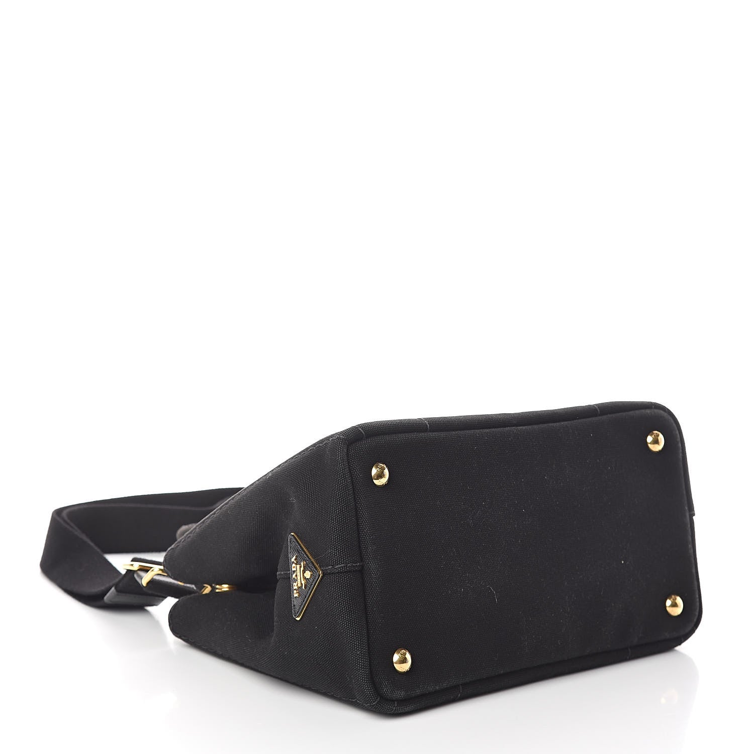 Prada Canapa Small Logo Tote Black Geranio 4 of 9