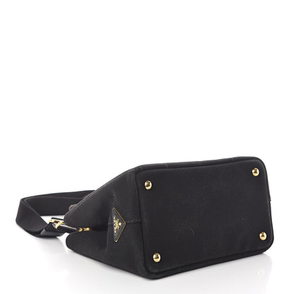 Prada Canapa Small Logo Tote Black Geranio 4 of 9