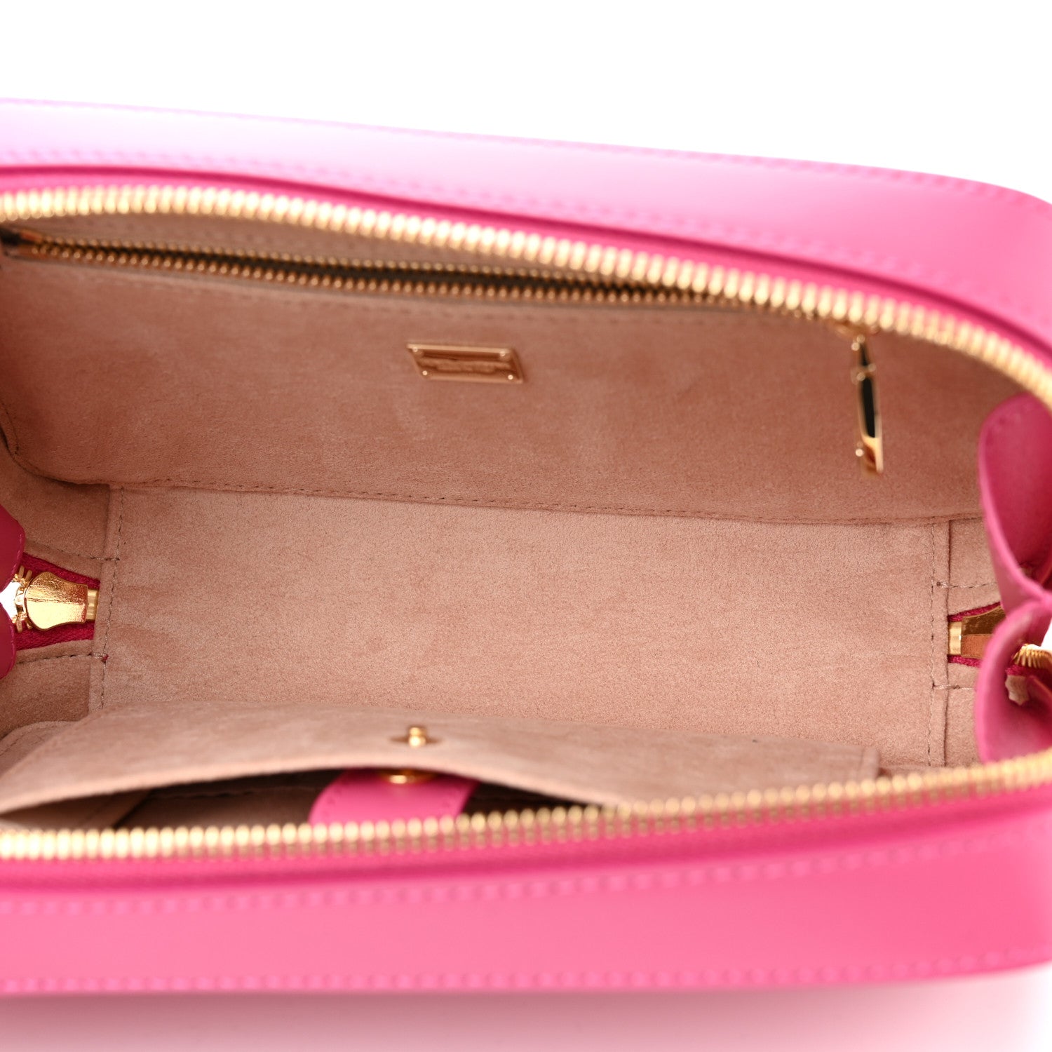 Dolce & Gabbana Calfskin DG Logo Zip Clutch Bag Glicine 5 of 8