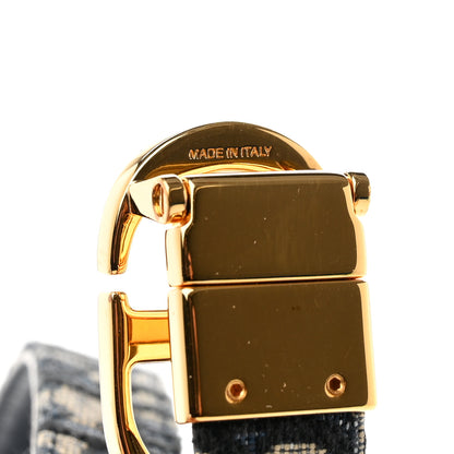 Christian Dior Oblique 30 Montaigne 35mm Belt 90 Blue 5 of 6