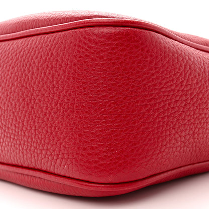 Gucci Pebbled Calfskin Small Soho Disco Bag Tabasco Red 11 of 16