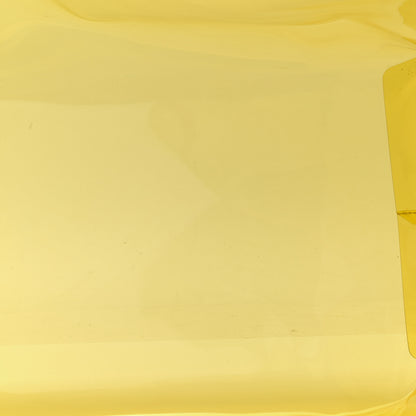 Versace Vinyl Calfskin 90s Logo Tote Yellow 7 of 11