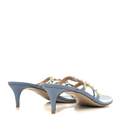 Valentino Garavani Calfskin Rockstud 50mm Flip Flop Thong Sandals 41 Niagara 4 of 9
