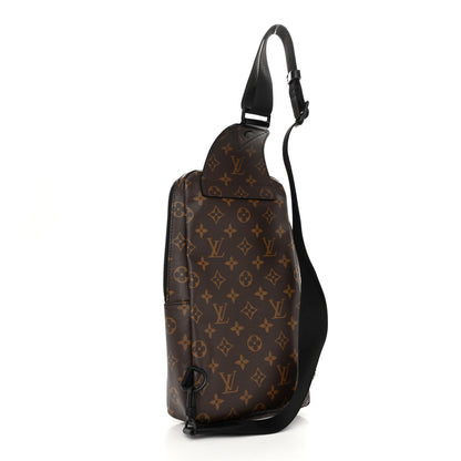 Louis Vuitton Monogram Macassar Avenue Sling Bag 3 of 8