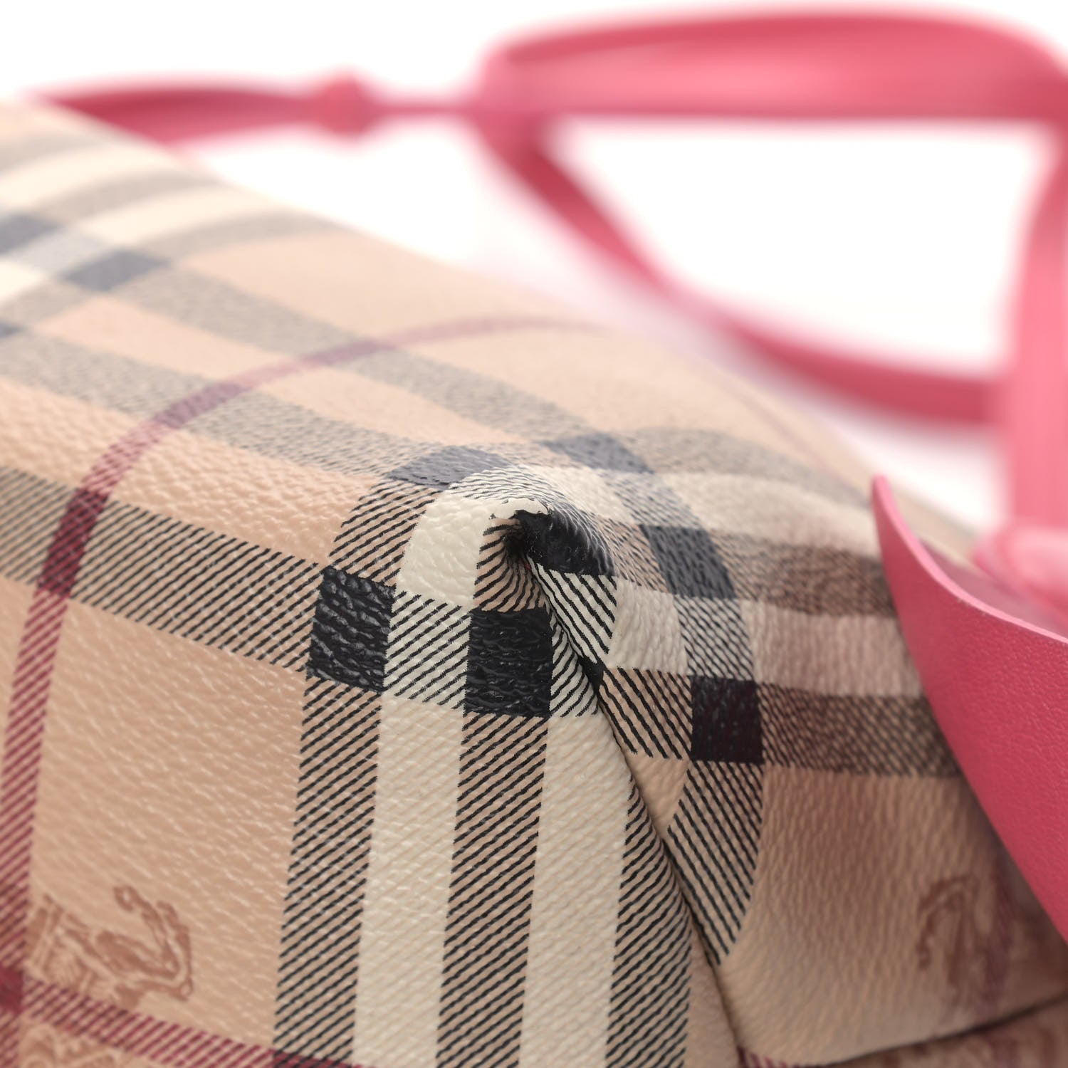 Burberry Haymarket Check Bow Tie Crossbody Bag Peony 9 of 18