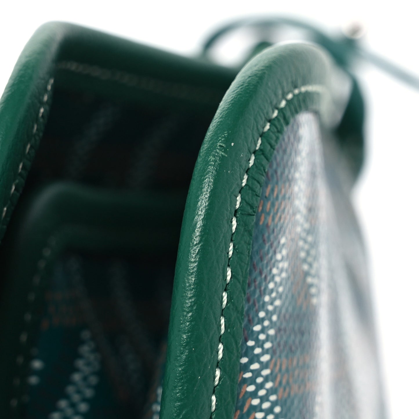 Goyardine Plumet Wallet Clutch Green