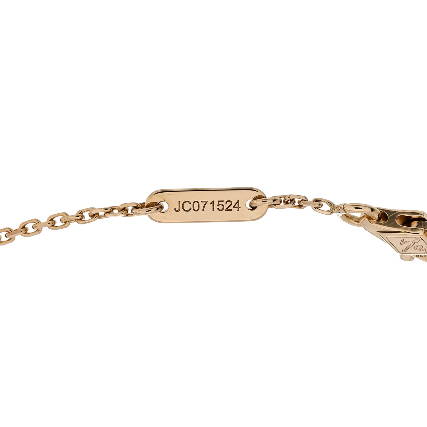 18K Yellow Gold Mother of Pearl Sweet Alhambra Butterfly Bracelet