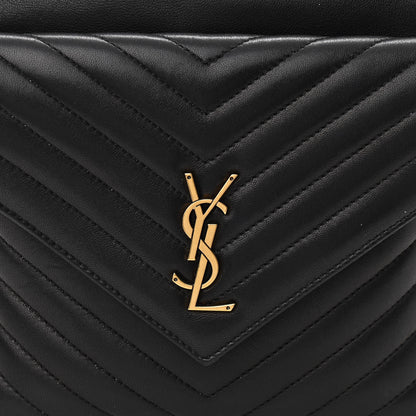 Saint Laurent Lambskin Matelasse Monogram Joe Backpack Black 7 of 9