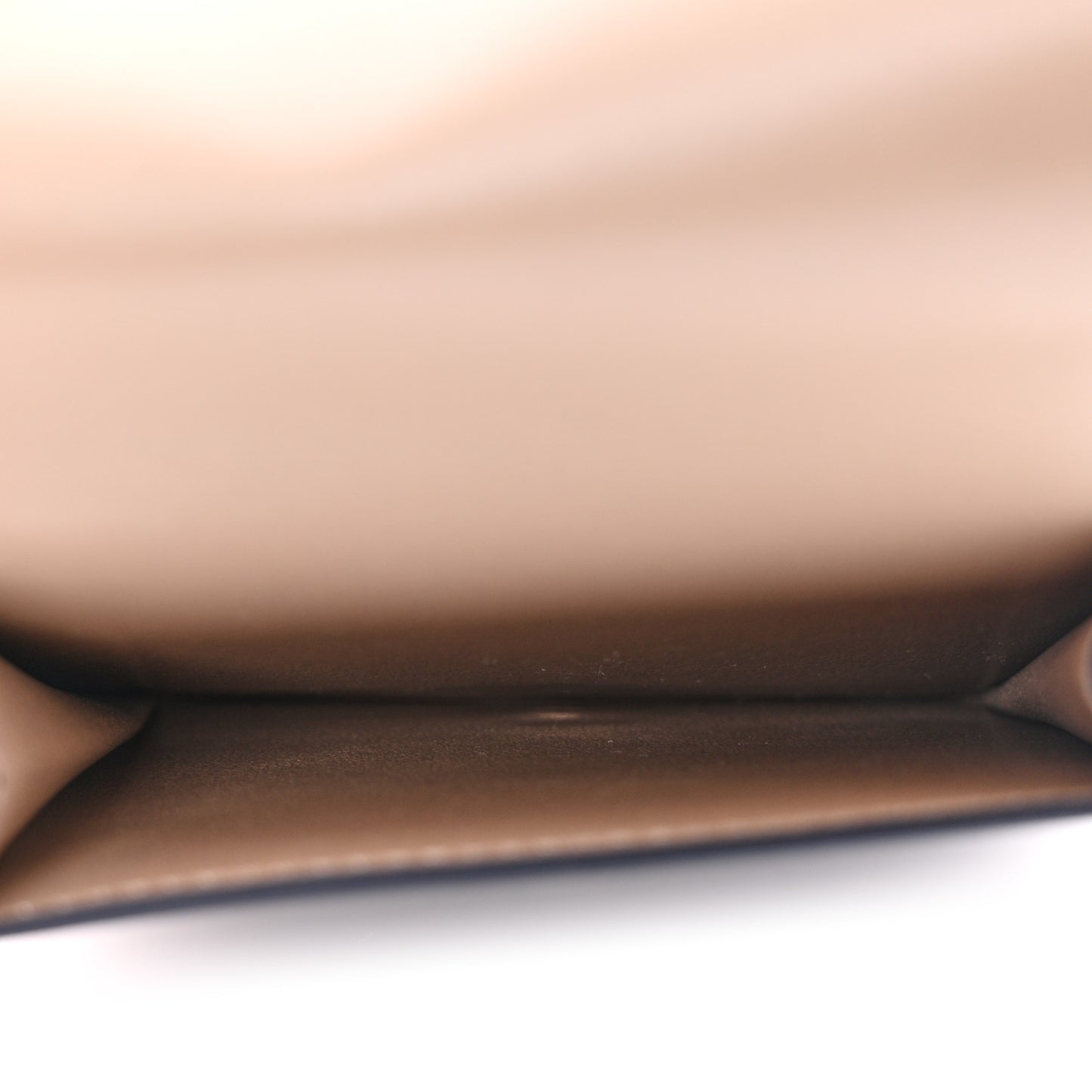 X SUNA FUJITA Nappa Bunny Trifold Wallet Deep Navy