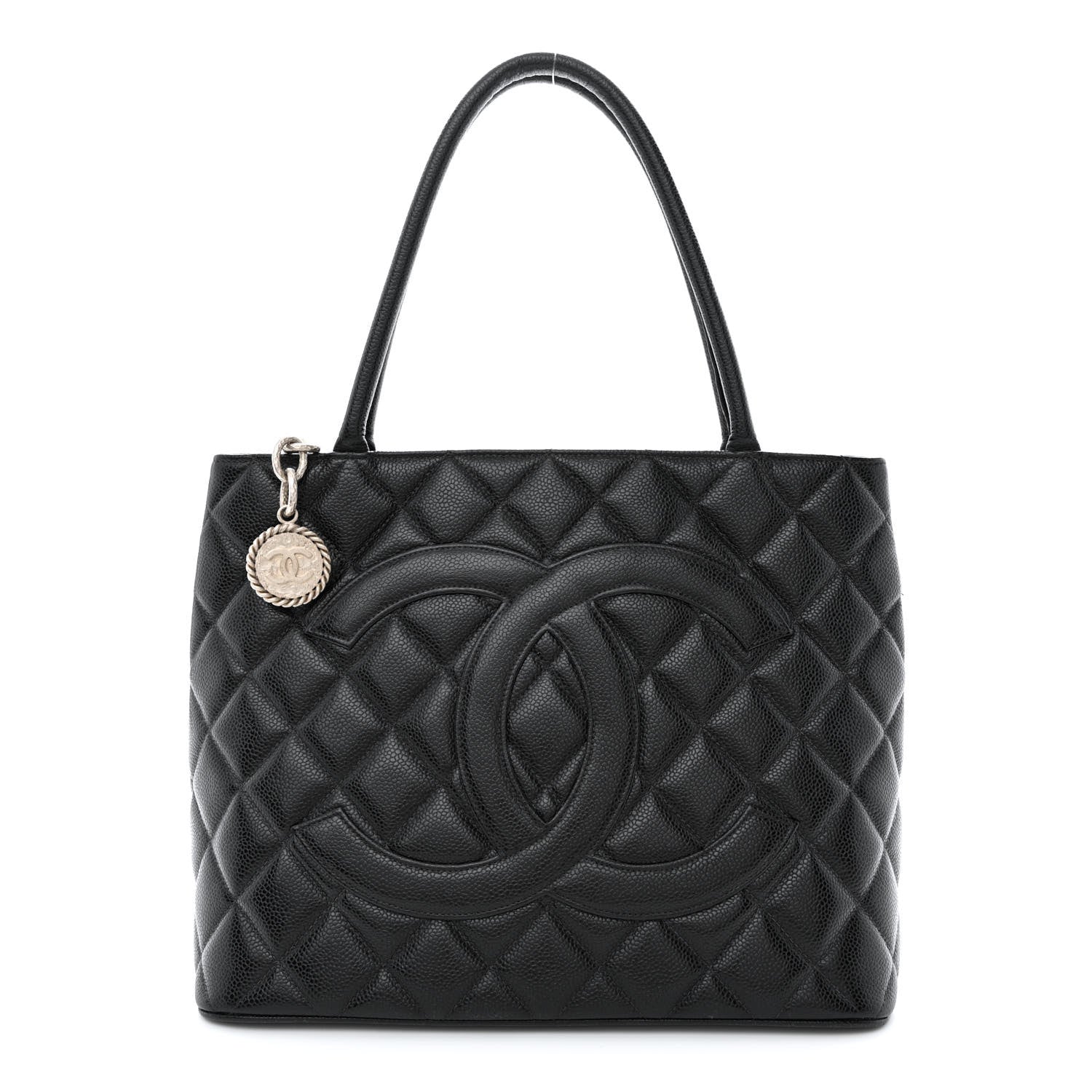 Chanel Caviar Quilted Medallion Tote Black 1 of 11
