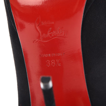 Christian Louboutin Suede Disorder 120 Booties 38.5 Black 6 of 8