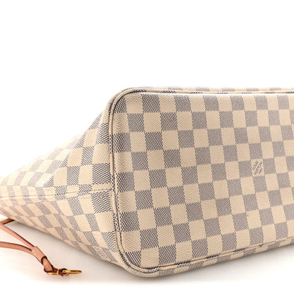 Louis Vuitton Damier Azur Neo Neverfull MM Rose Ballerine 9 of 10
