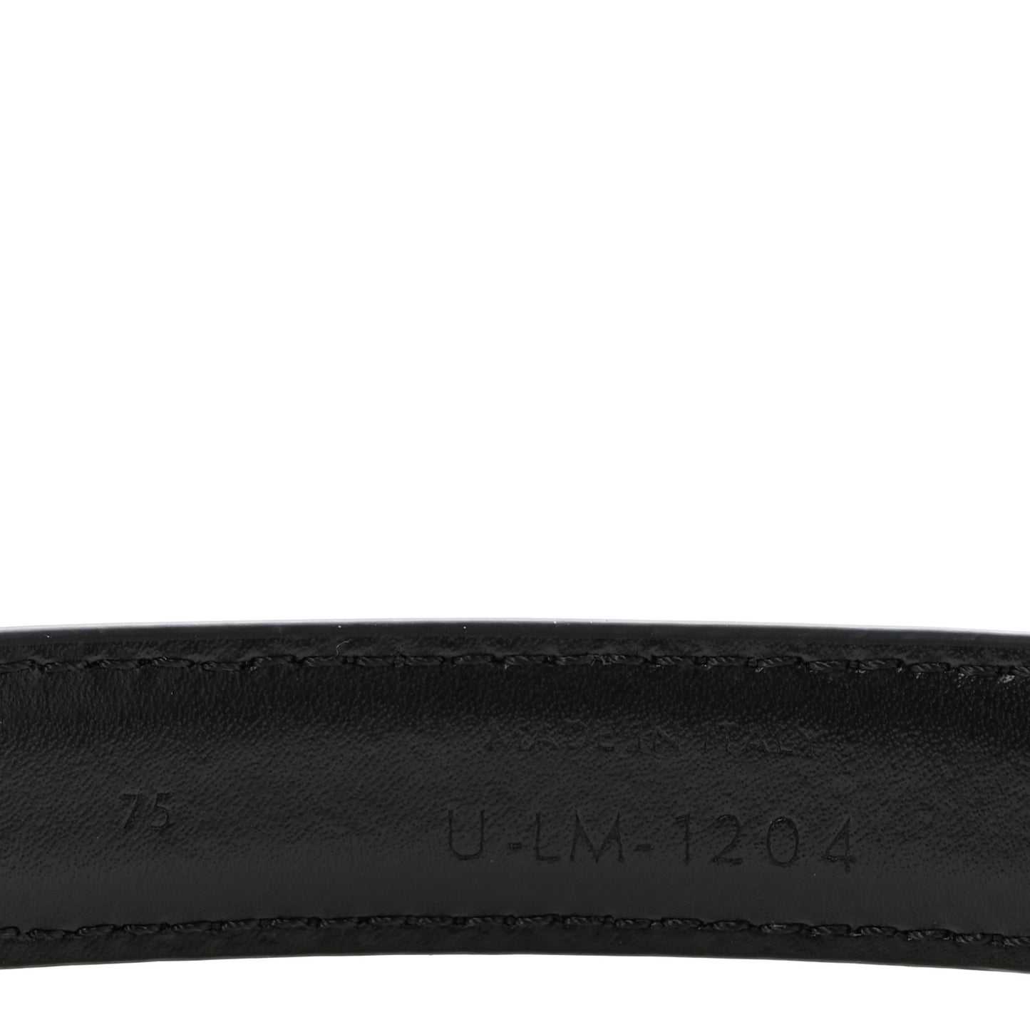 Box Calfskin Small 18mm Triomphe Belt 75 30 Black