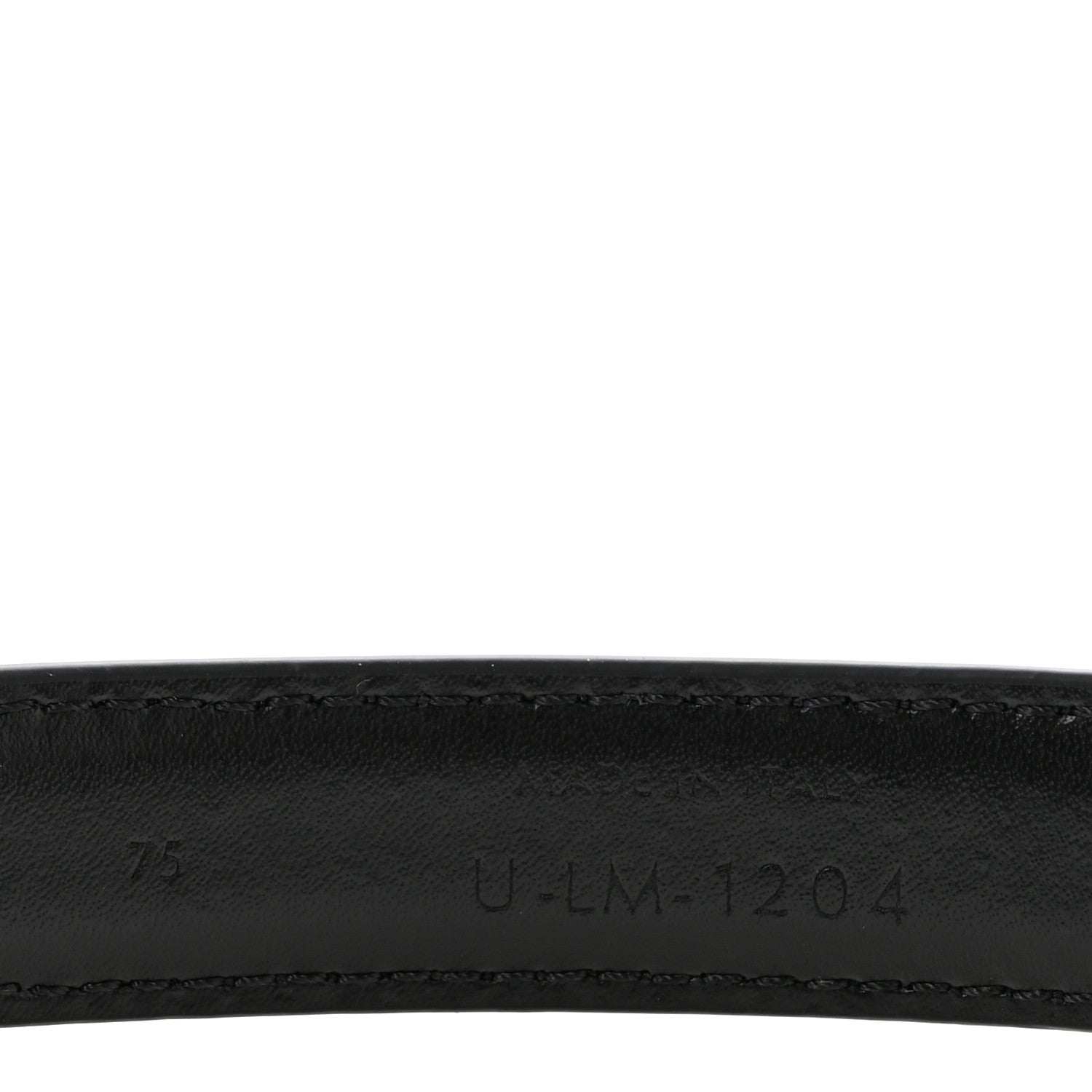 Celine Box Calfskin Small 18mm Triomphe Belt 75 30 Black 6 of 6