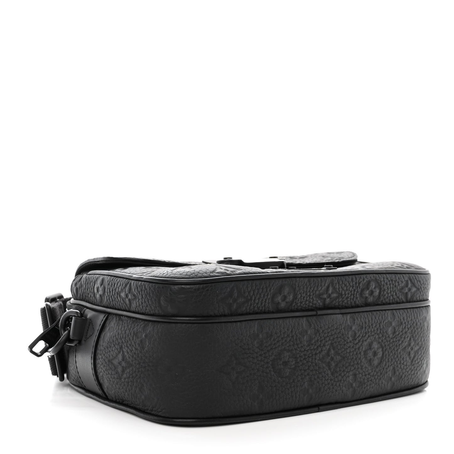 Taurillon Monogram S Lock Messenger Black