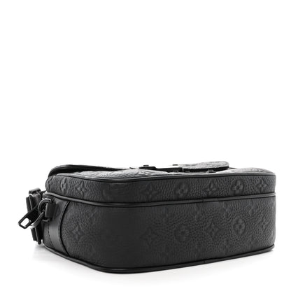 Louis Vuitton Taurillon Monogram S Lock Messenger Black 4 of 10