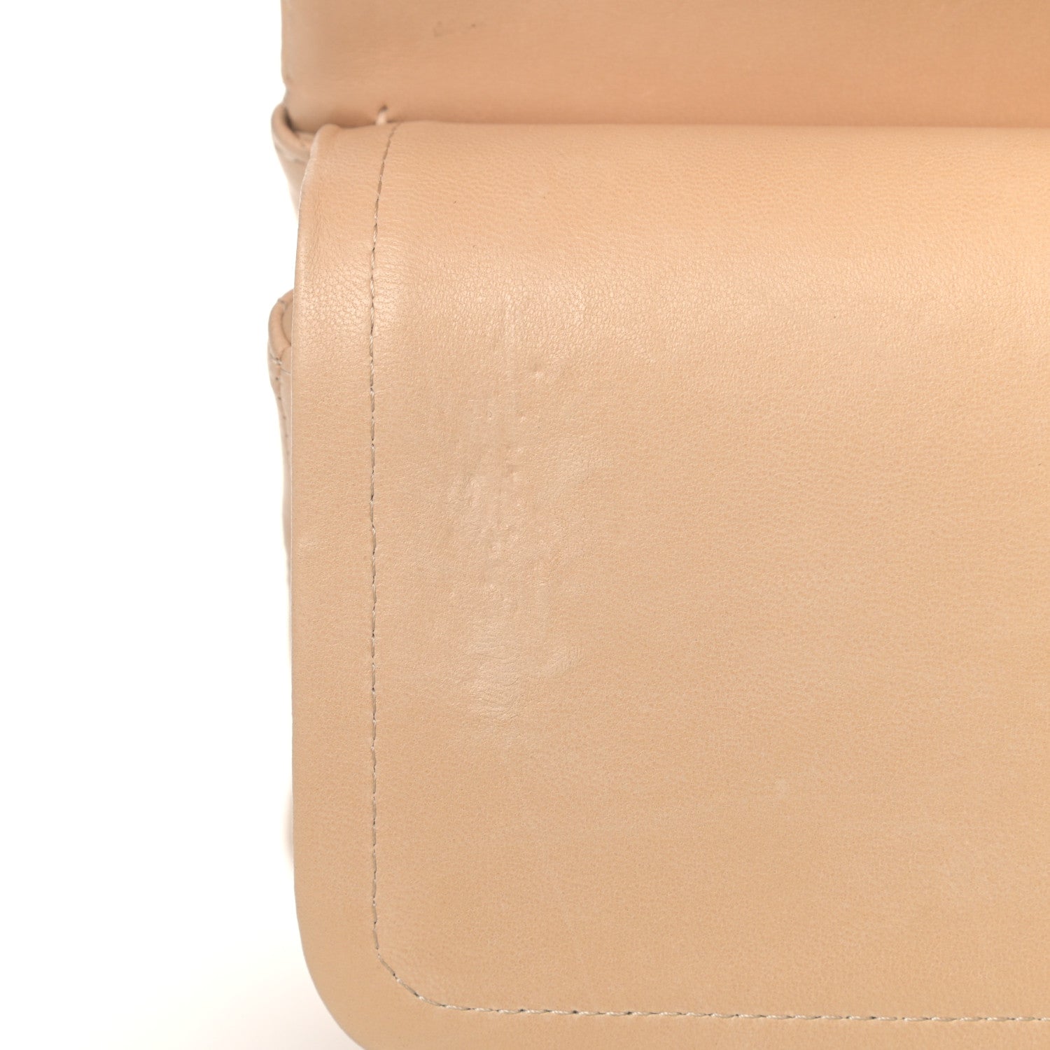 Chanel Lambskin Quilted Jumbo Double Flap Beige Clair 13 of 16