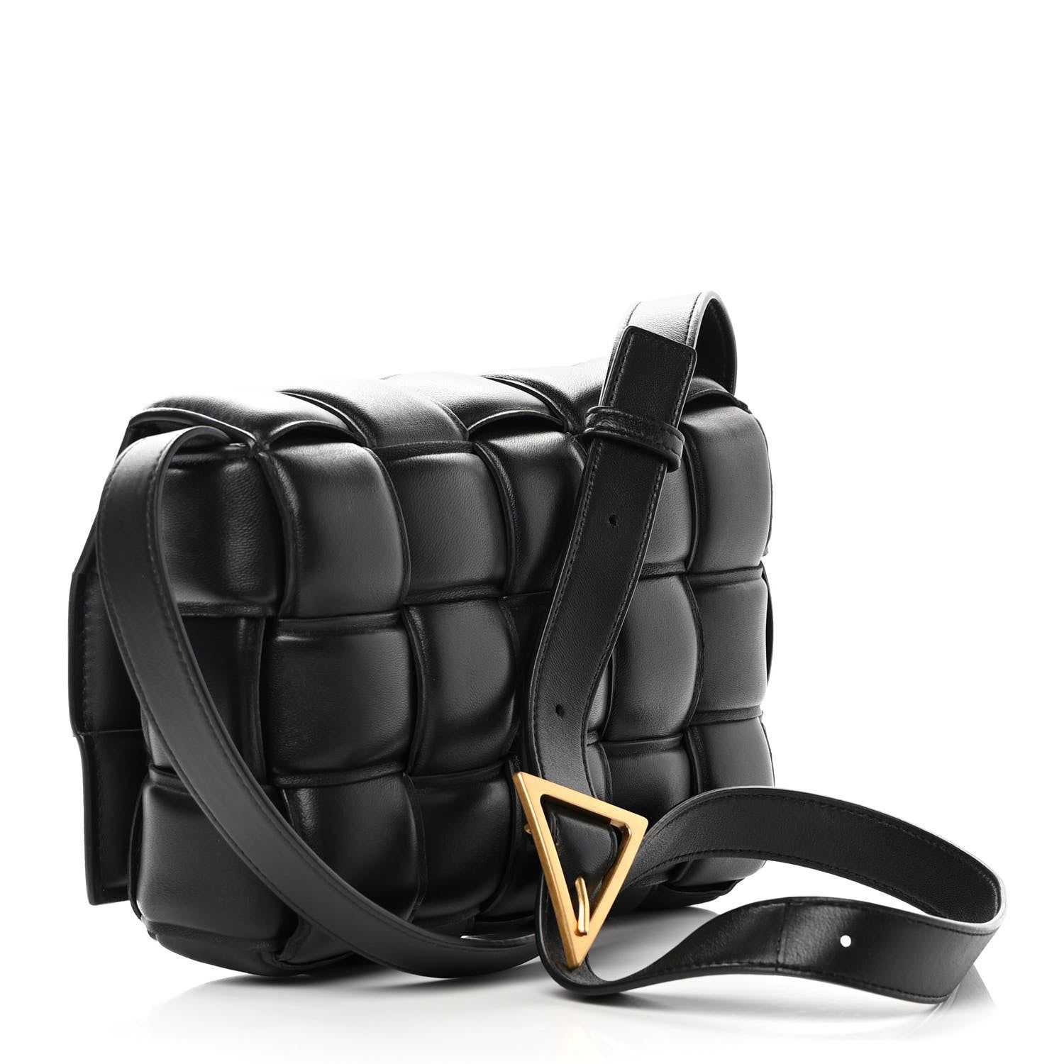 Bottega Veneta Nappa Maxi Intreccio Padded Cassette Crossbody Bag Black 3 of 14