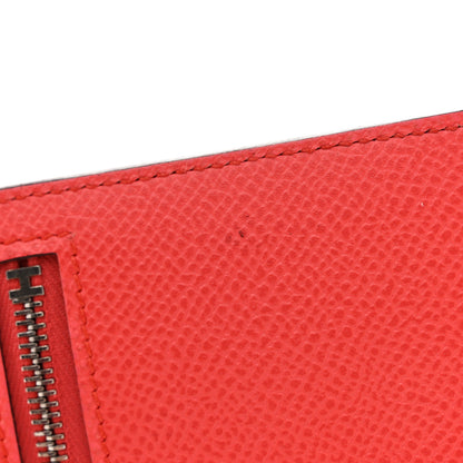 Hermes Epsom Kelly Pocket Compact Wallet Rose Texas 8 of 8