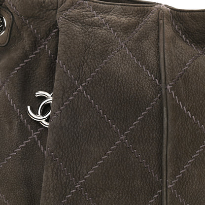 Chanel Suede Ultimate Stitch Hobo Grey 8 of 12