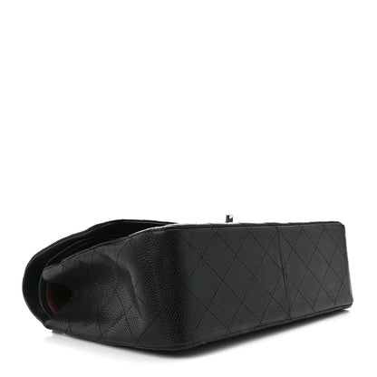 Chanel Caviar Quilted Jumbo Double Flap Black 4 of 11