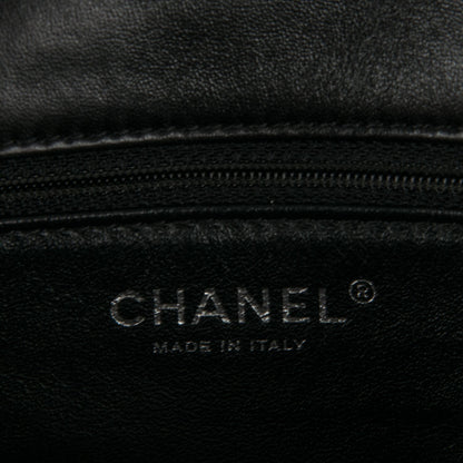 Chanel Lambskin Classic Twist Flap Black Beige 6 of 6