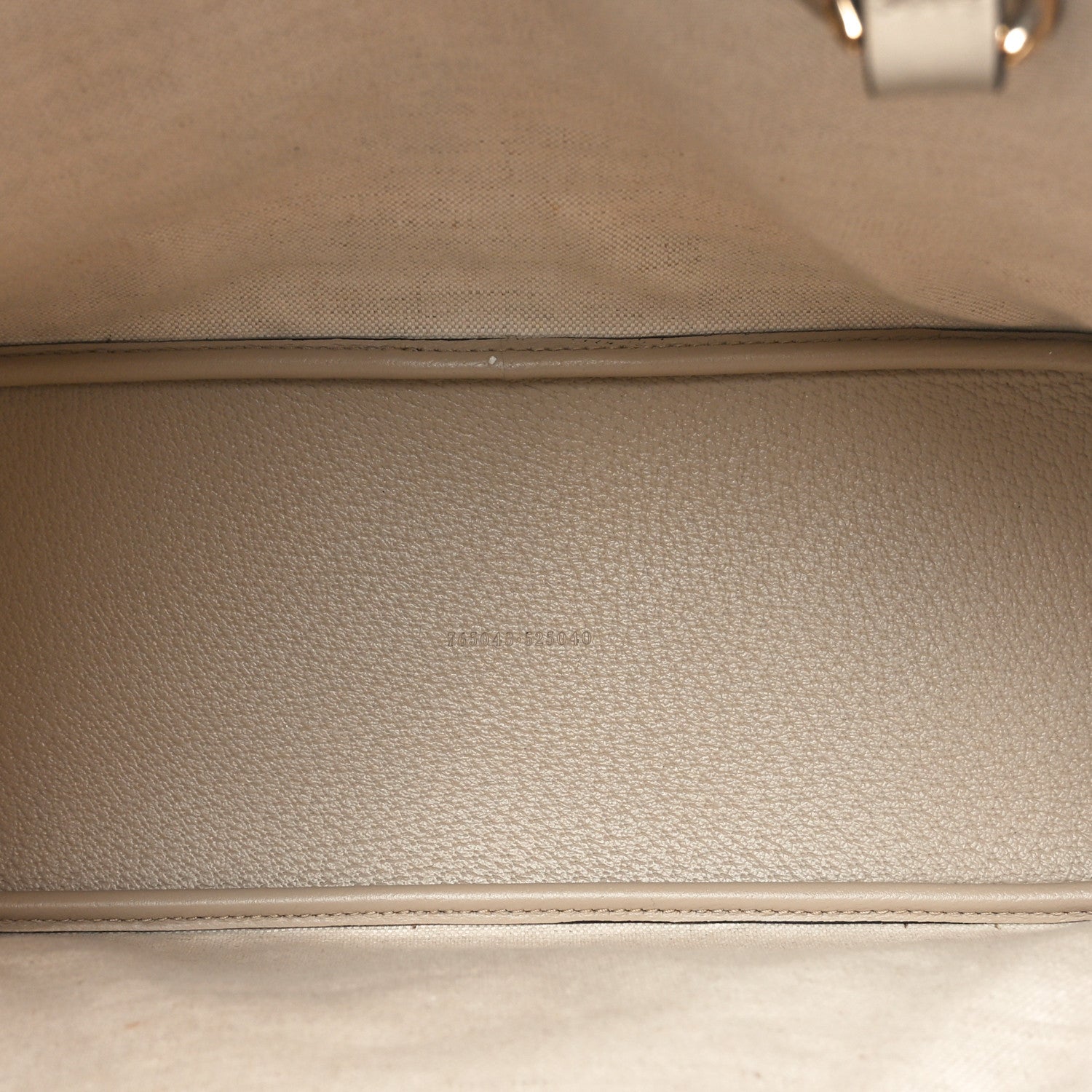 Gucci GG Supreme Monogram Textured Dollar Calfskin Small Ophidia Shoulder Tote Bag Beige Mystic White Oatmeal 5 of 10
